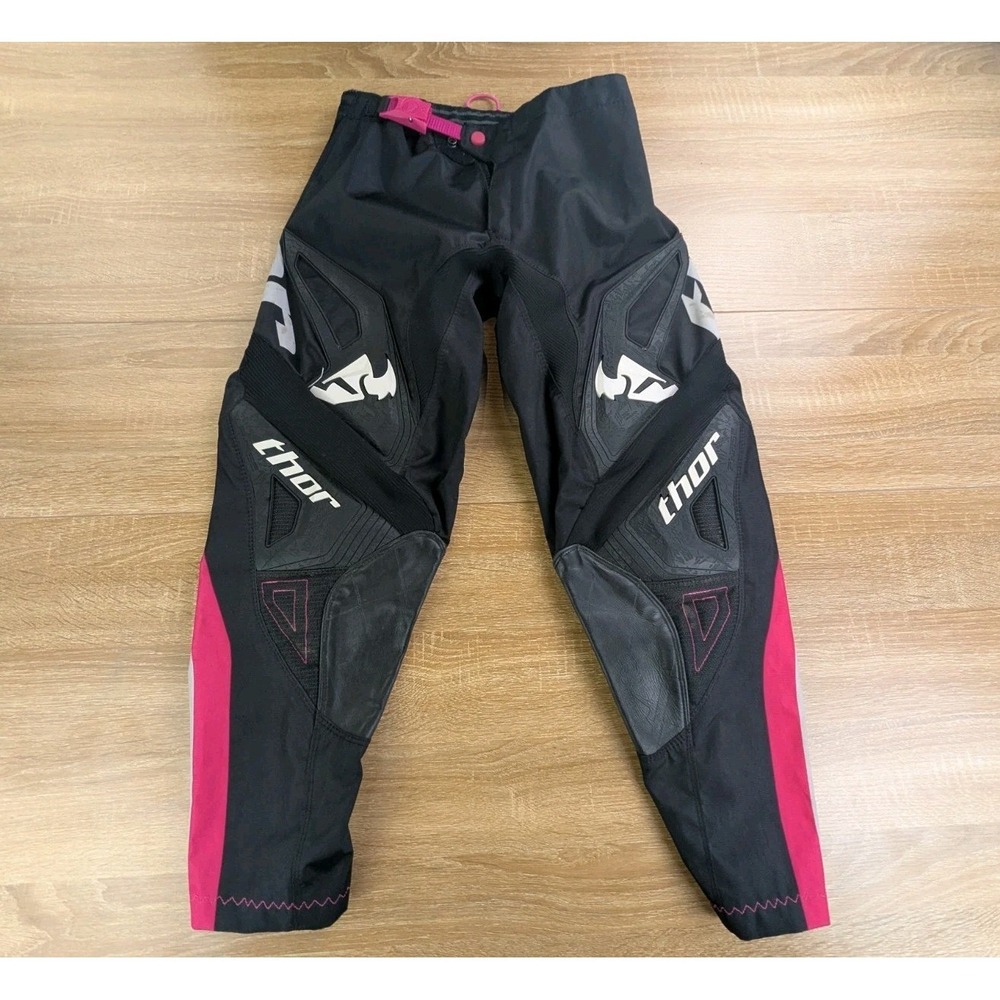 Thor - MX Women's Pants Size 3-4 Phase Black Size 24x24